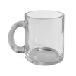 Customizable 10oz Clear Glass Mug with Handle Personalized DTF Print