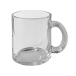 Customizable 10oz Clear Glass Mug with Handle Personalized DTF Print