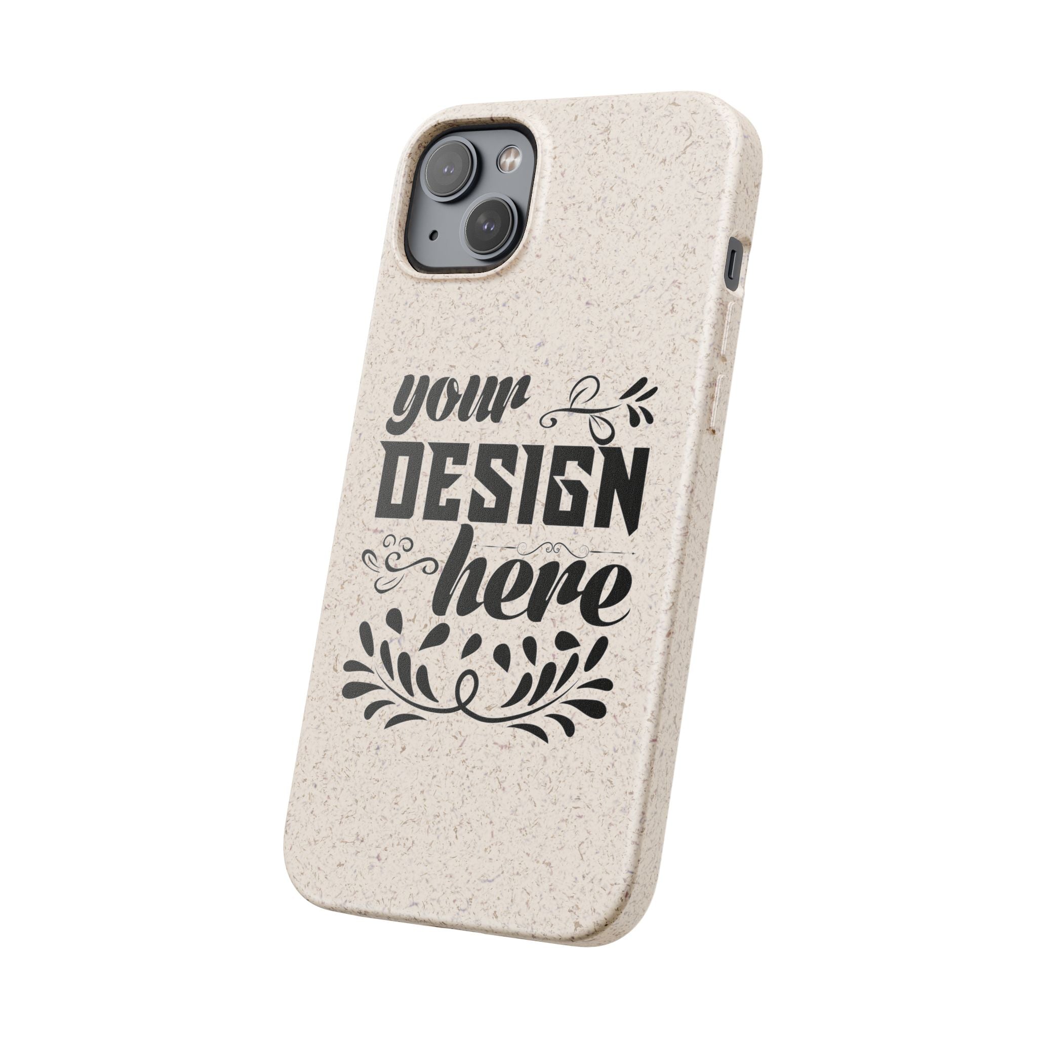 Customizable Biodegradable Phone Case Matte Finish Wireless Charging