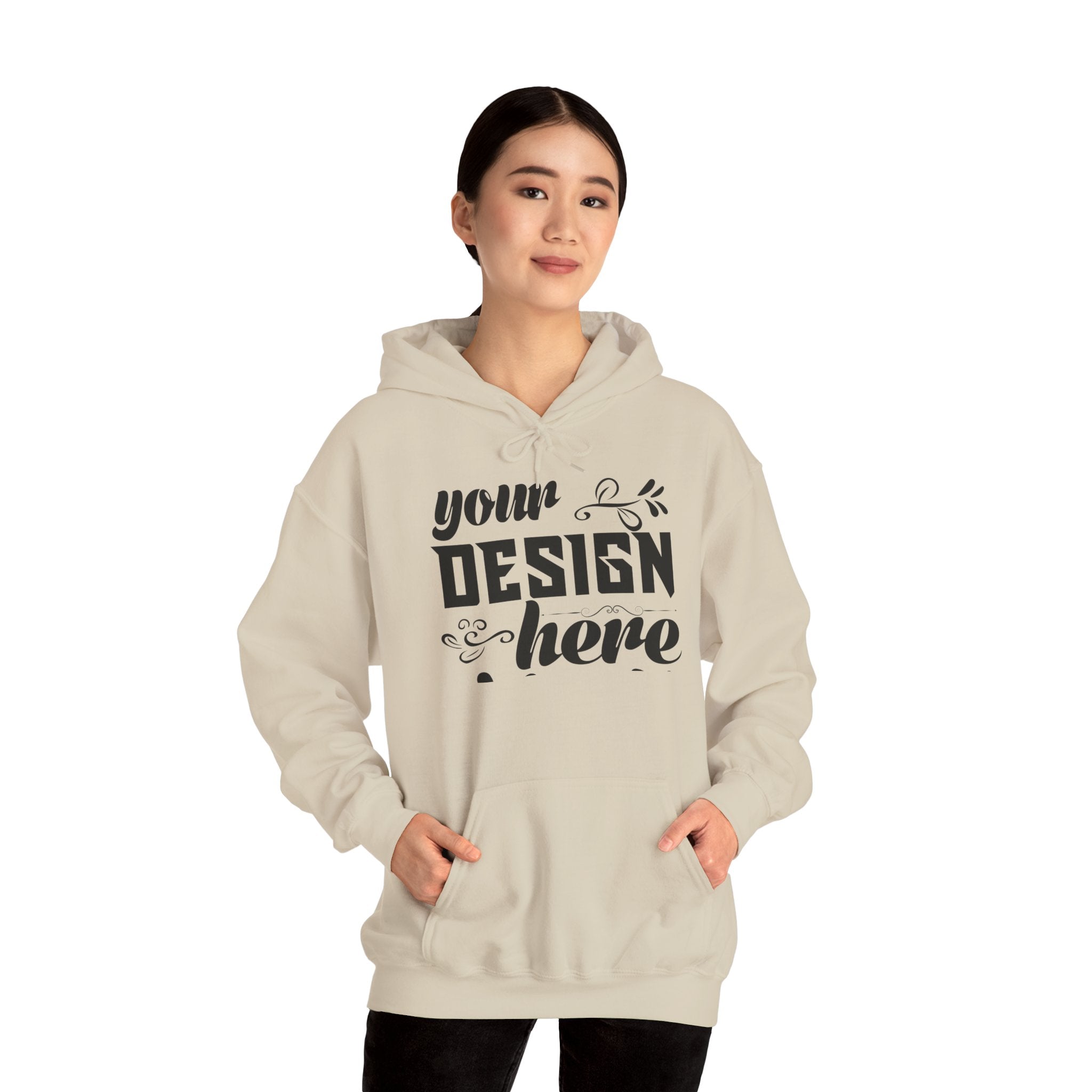 Customizable Gildan 18500 Unisex Heavy Blend Hooded Sweatshirt
