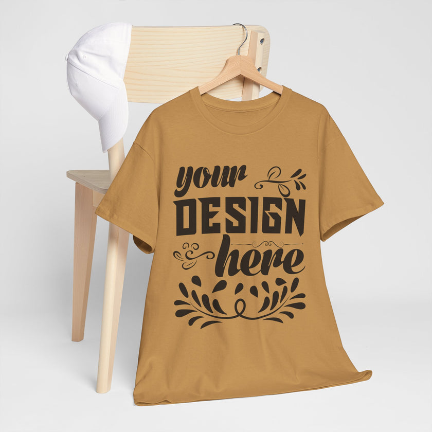 Customizable Gildan 5000 Unisex Heavy Cotton T-Shirt Classic Fit