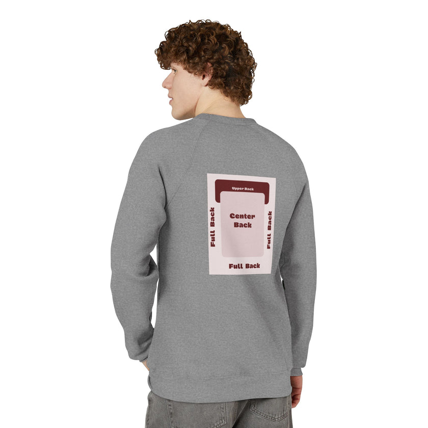 Customizable Bella+Canvas 3901 Unisex Fleece Raglan Sweatshirt