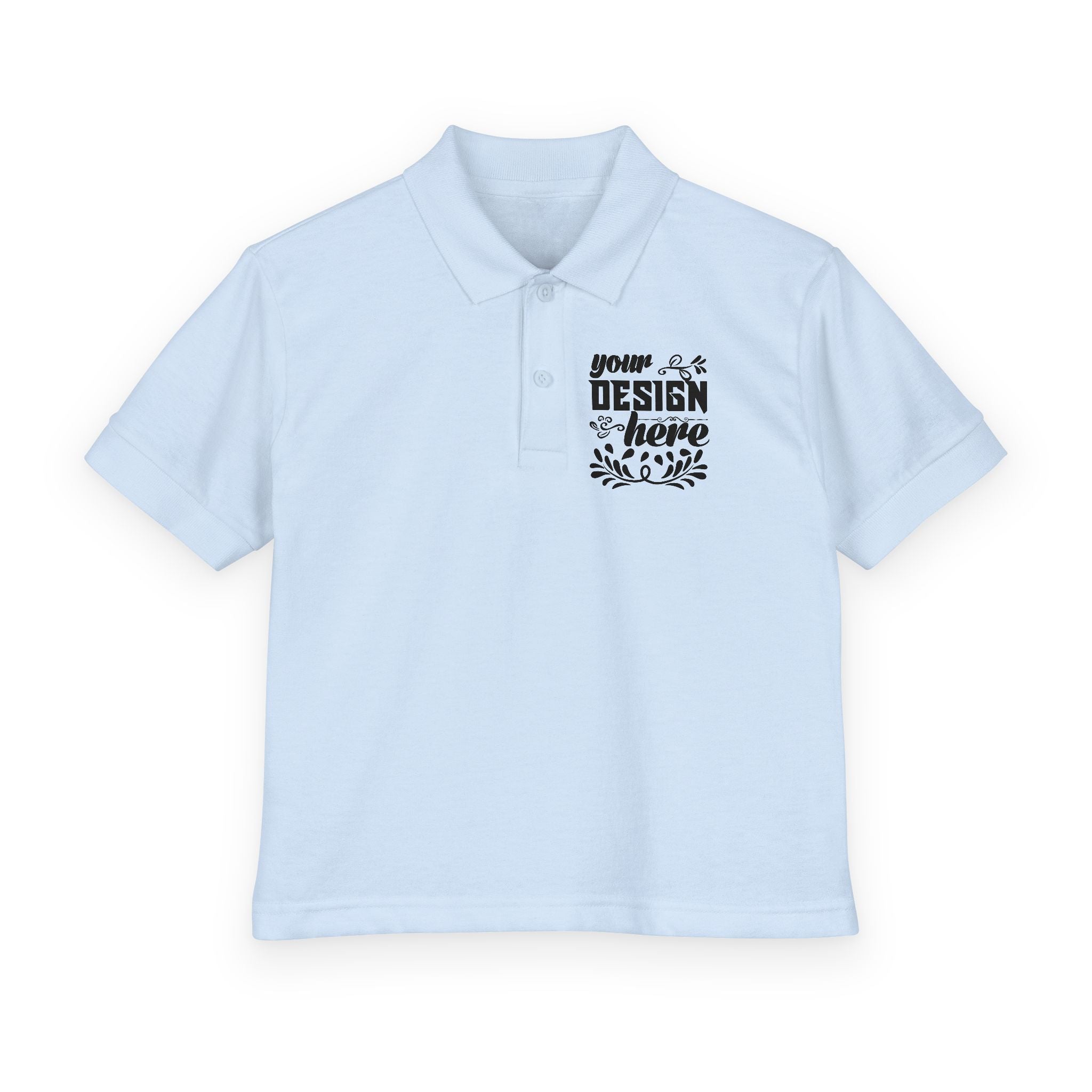 Customizable Gildan 8800B Youth DryBlend Jersey Polo Shirt