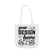 Customizable Canvas Tote Bag With 5 Color Strap Options All Over Print