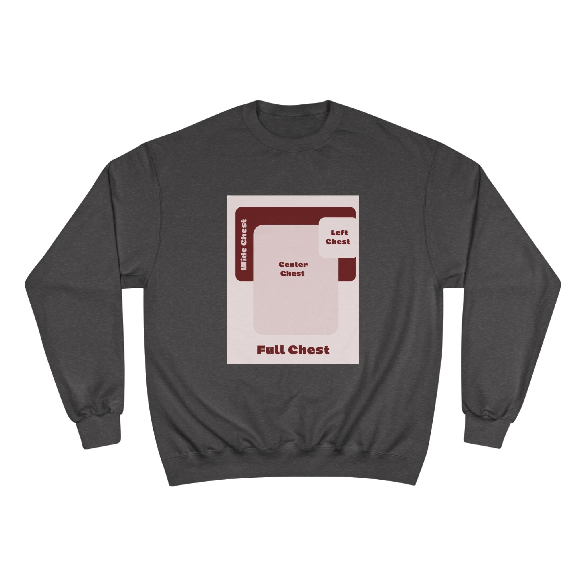 Customizable Champion S600 Crewneck Sweatshirt DTG Print