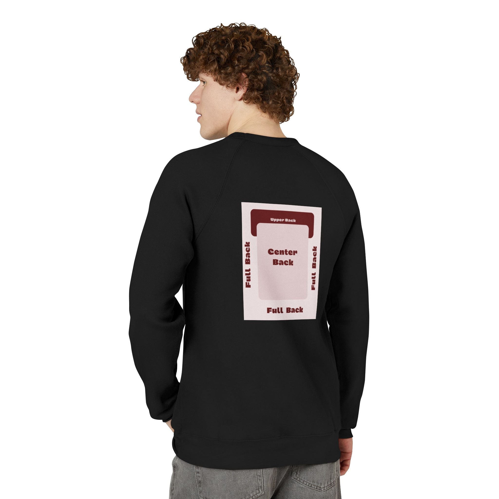 Customizable Bella+Canvas 3901 Unisex Fleece Raglan Sweatshirt