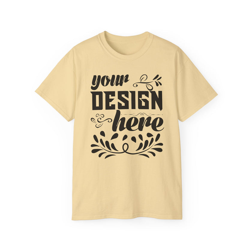 Customizable Gildan 2000 Unisex Ultra Cotton Crew Neck T-Shirt