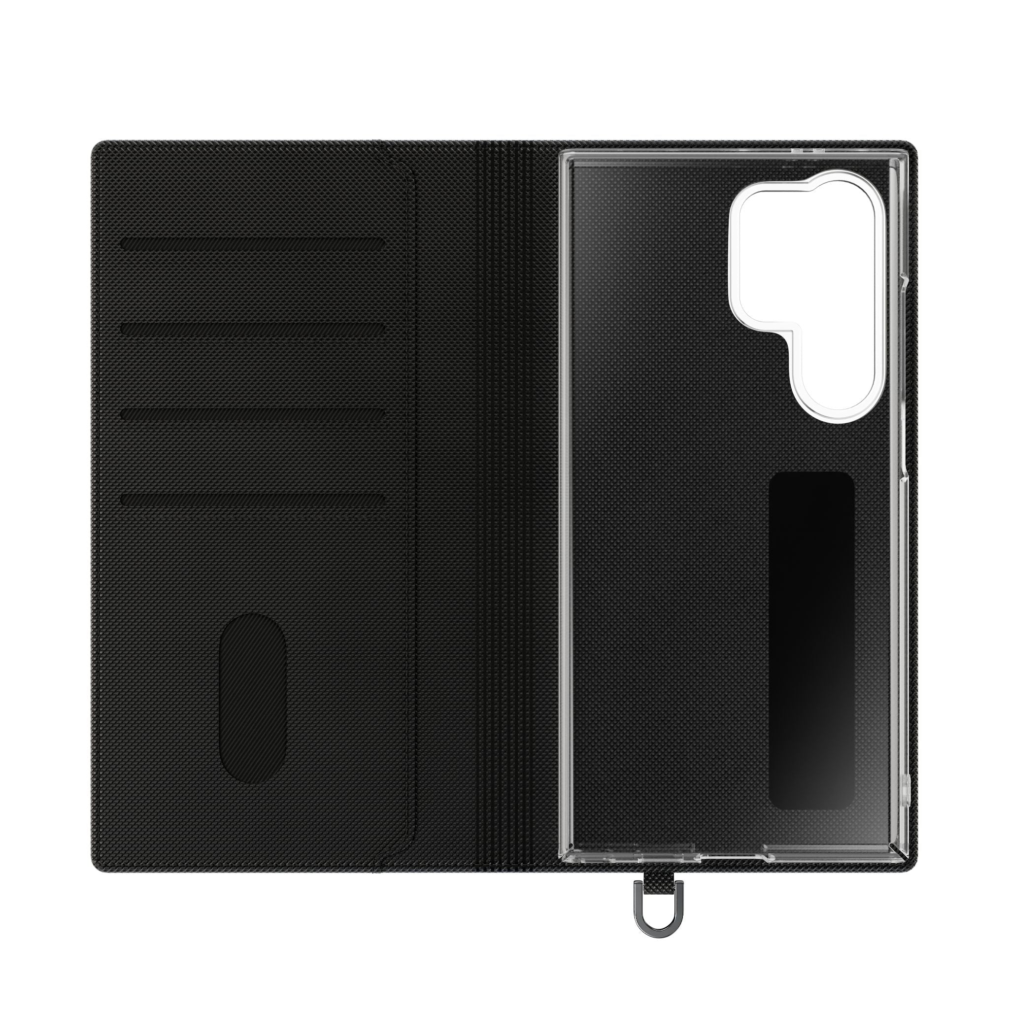 Customizable Flip Folio Phone Case With Card Slots Stand And Elastic Strap
