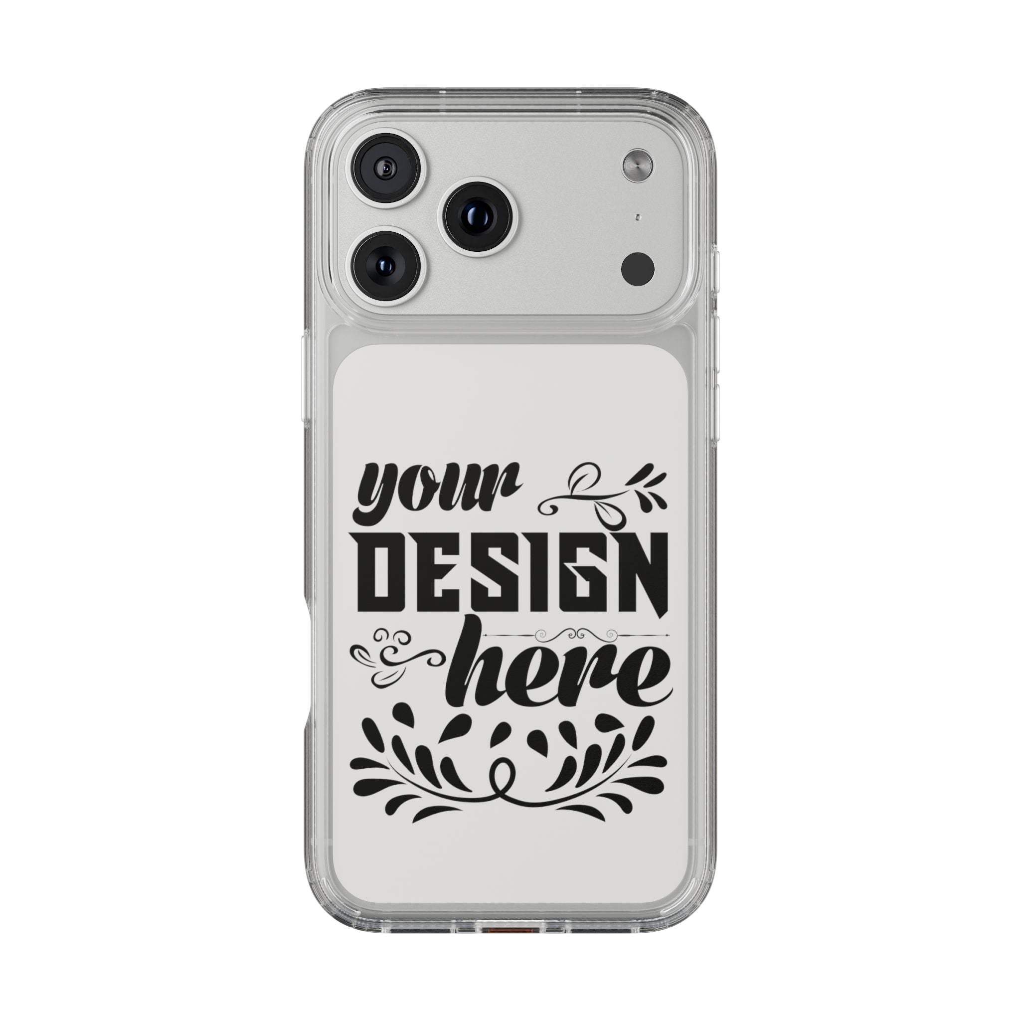 Customizable Clear Phone Case Slim Lightweight Scratch Resistant Protection