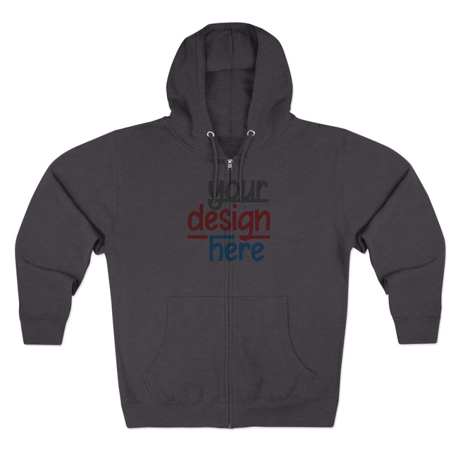 Customizable Lane Seven LS14003 Unisex Zip Hoodie