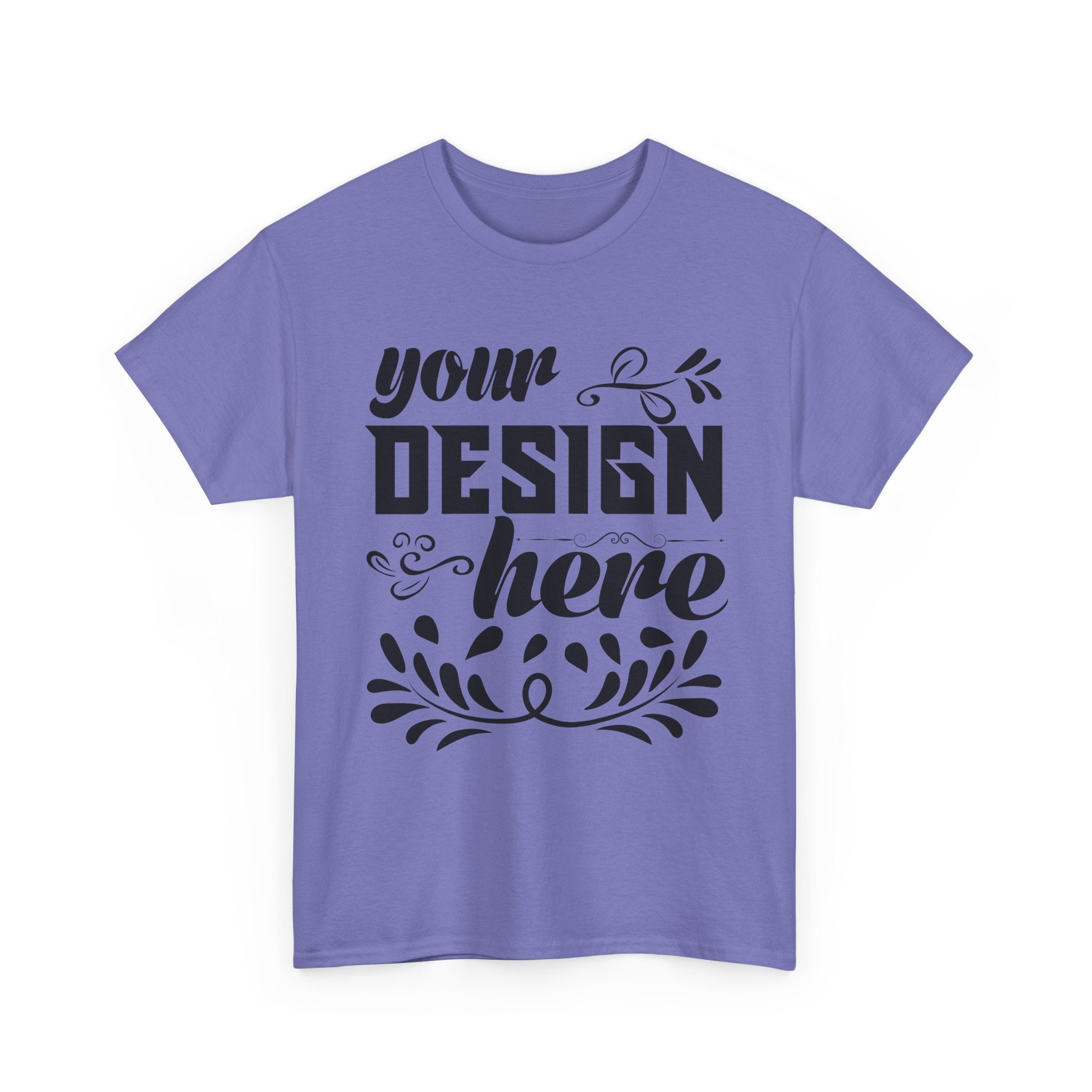 Customizable Gildan 5000 Unisex Heavy Cotton T-Shirt Classic Fit