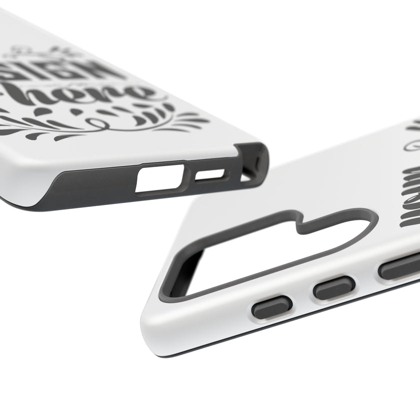 Customizable Tough Dual Layer Phone Case Polycarbonate TPU Liner Protective