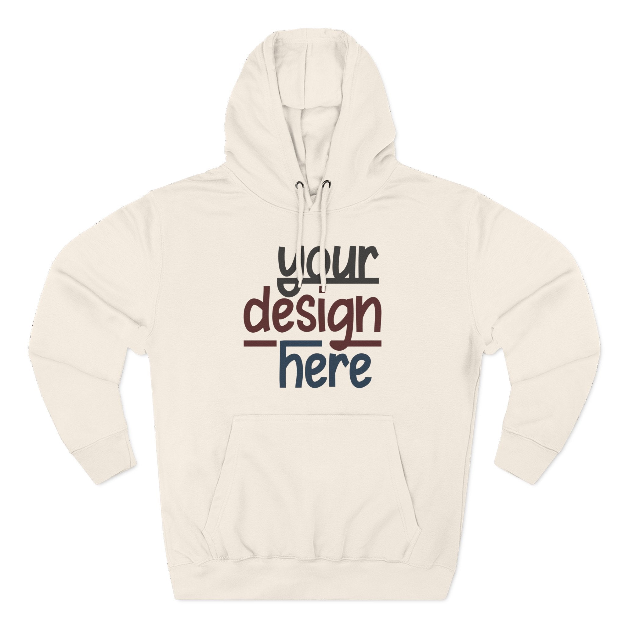 Customizable Lane Seven LS14001 Unisex Three Panel Fleece Hoodie