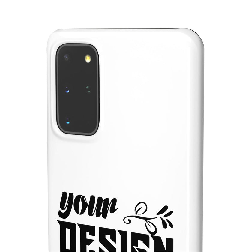 Customizable Snap Phone Case Slim Lightweight Polycarbonate Gloss Or Matte