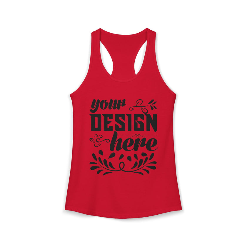 Customizable Next Level 1533 Womens Ideal Racerback Tank