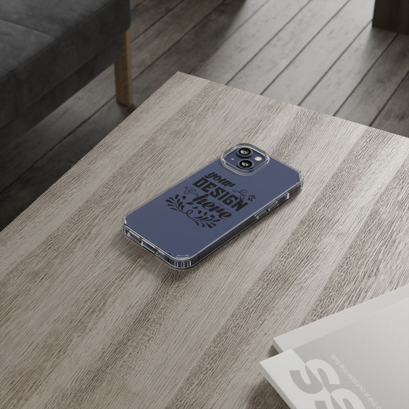 Customizable Clear Impact Resistant Phone Case With TPU Sides Wireless Ready