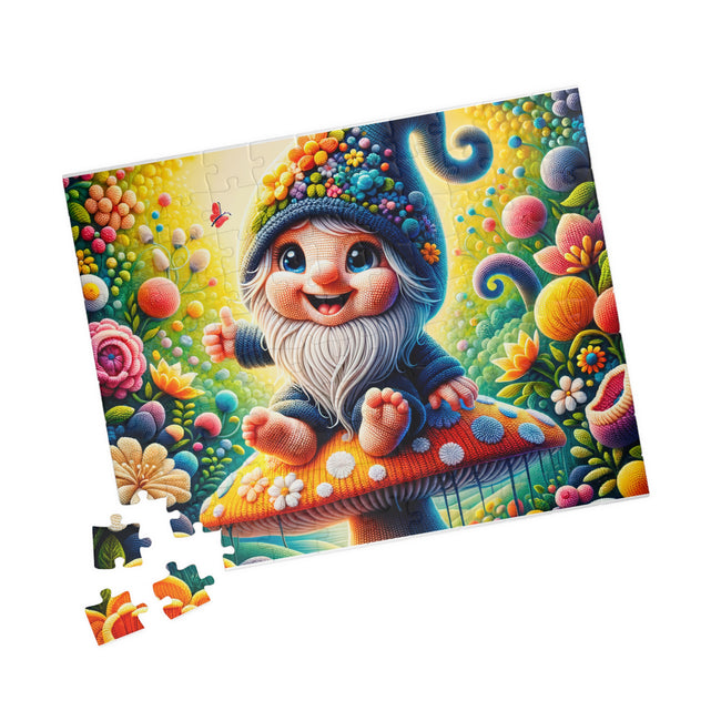Generic Jigsaw Puzzle | Gnome Illustration Graphic Print