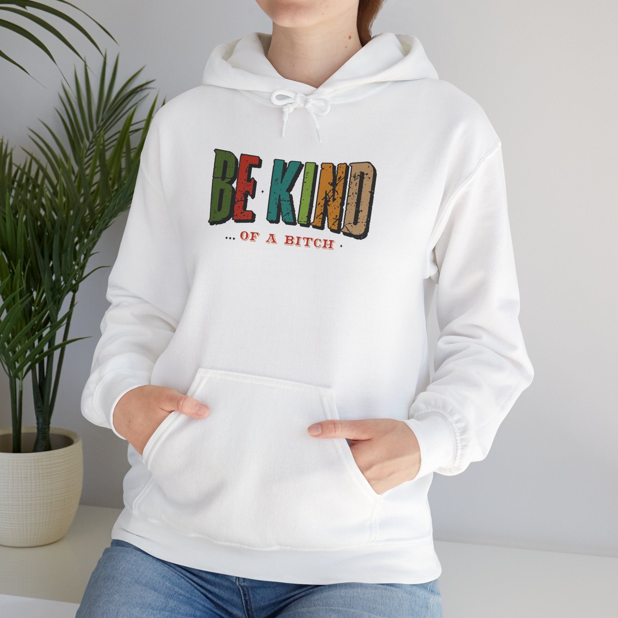 Gildan 18500 Unisex Heavy Blend Hoodie | Be Kind Graphic Print