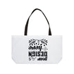 Customizable Spun Polyester Weekender Tote Bag With Lined Interior