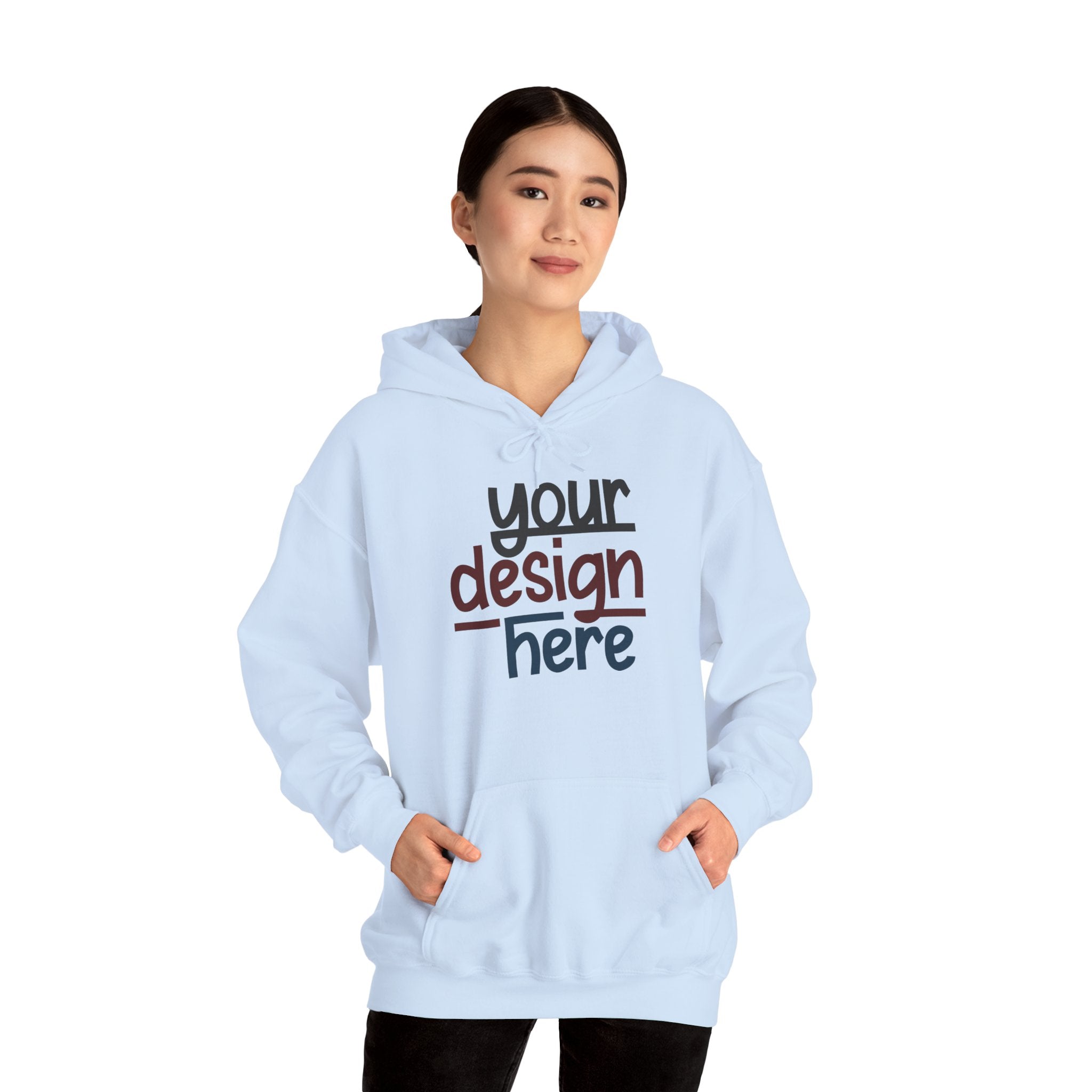 Customizable Gildan 18500 Unisex Heavy Blend Hooded Sweatshirt
