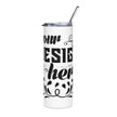 Customizable 20oz Stainless Steel Tumbler with Lid and Straw Gift Set