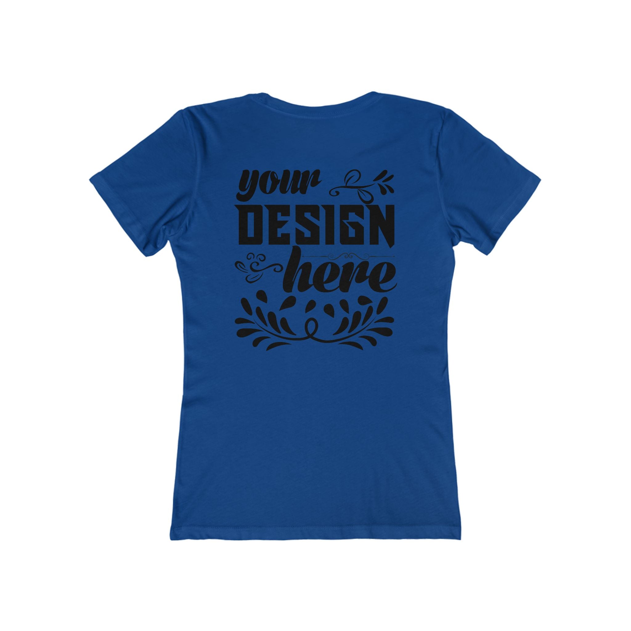 Customizable Next Level 3900 Womens Boyfriend Tee Slim Fit T-Shirt