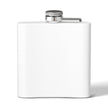 Customizable Polar Camel 6oz Stainless Steel Flask with UV DTF Print