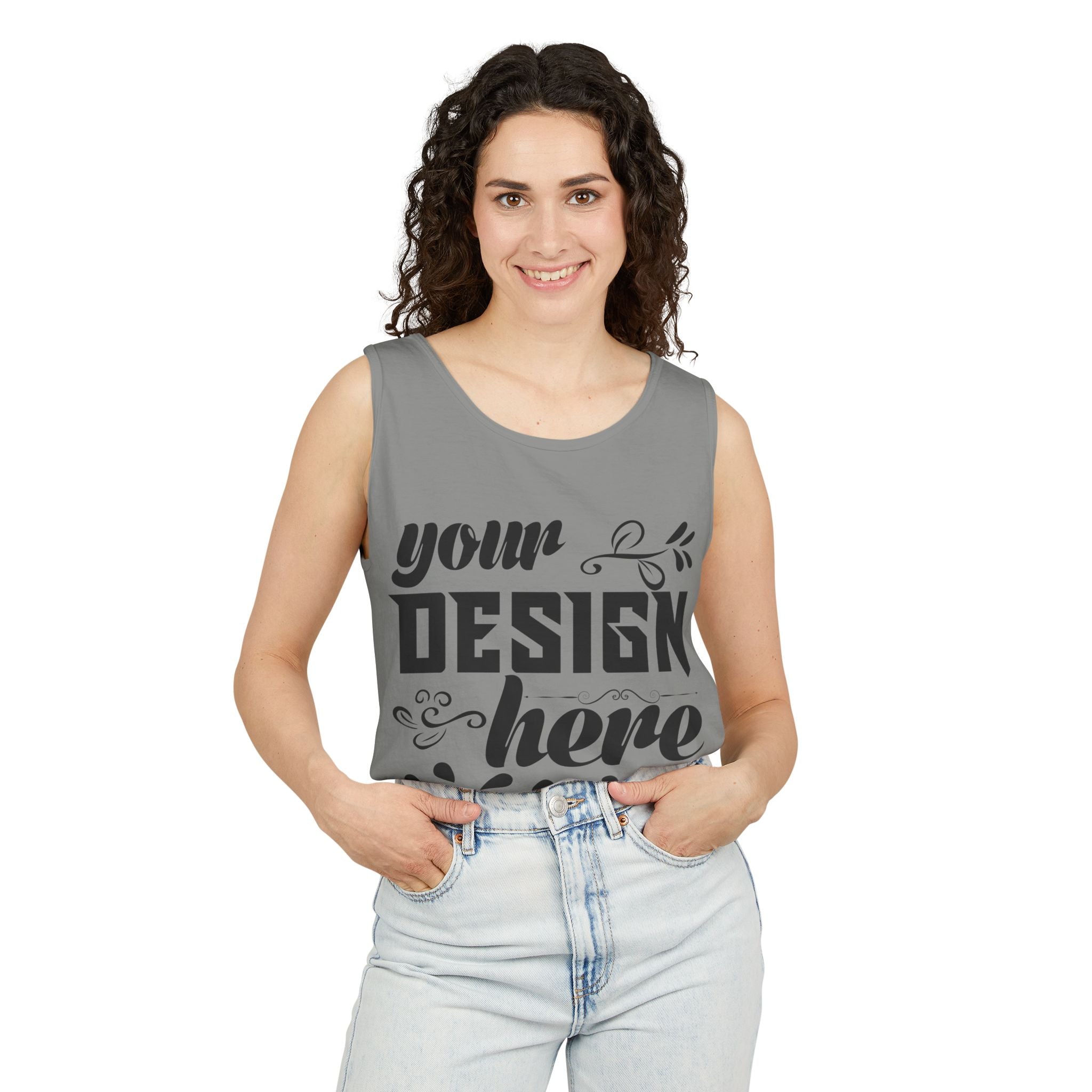 Customizable  Comfort Colors 9360  Unisex Garment Dyed Tank Top