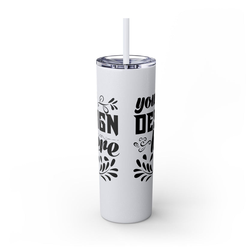 Customizable Maars 20oz Skinny Tumbler with Straw Stainless Steel