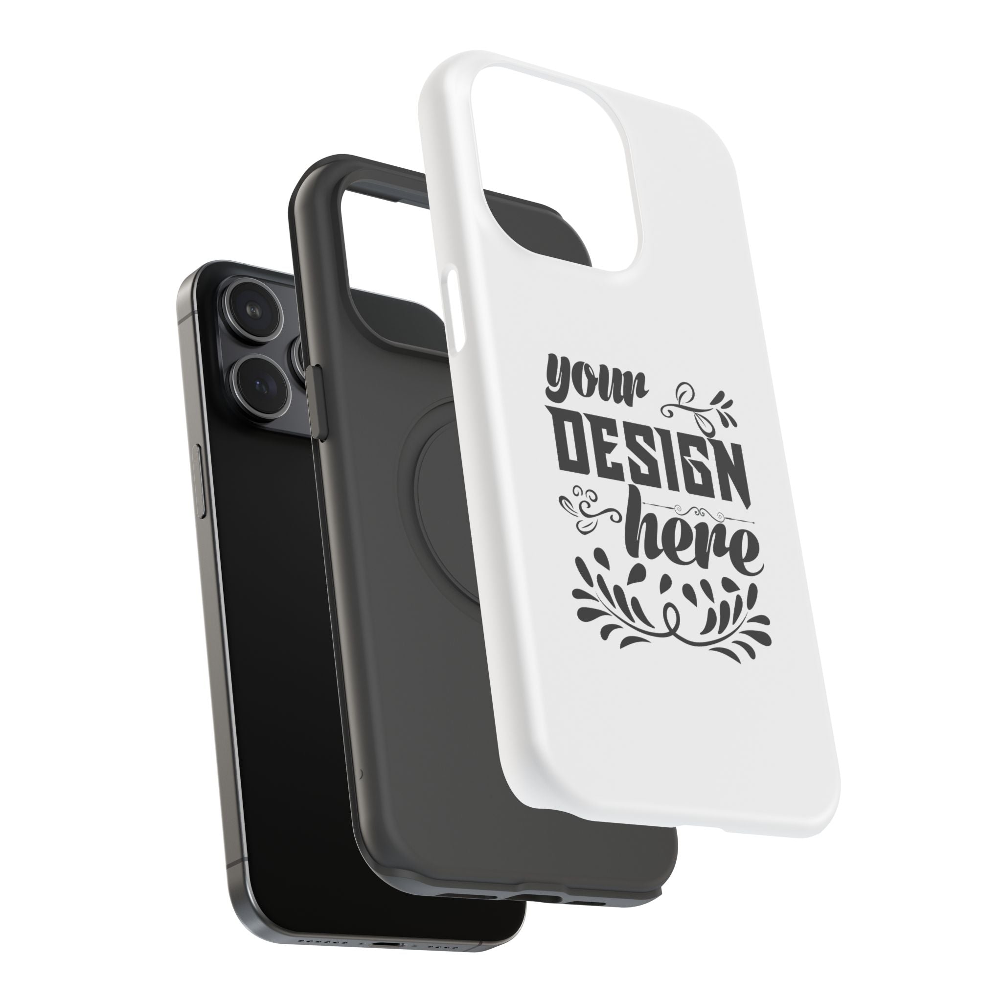 Customizable Impact Resistant Phone Case Dual Layer With Matte Or Glossy