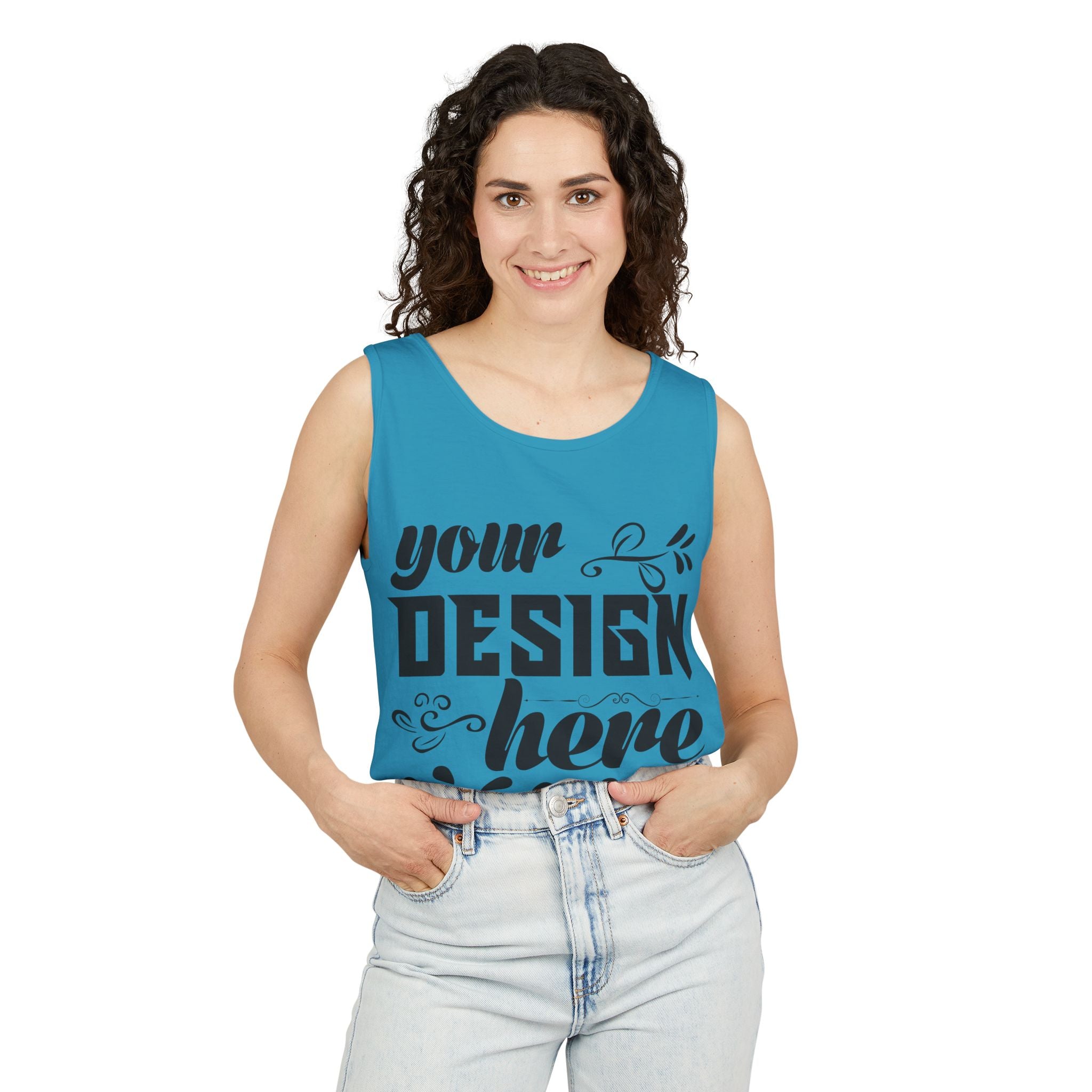 Customizable  Comfort Colors 9360  Unisex Garment Dyed Tank Top