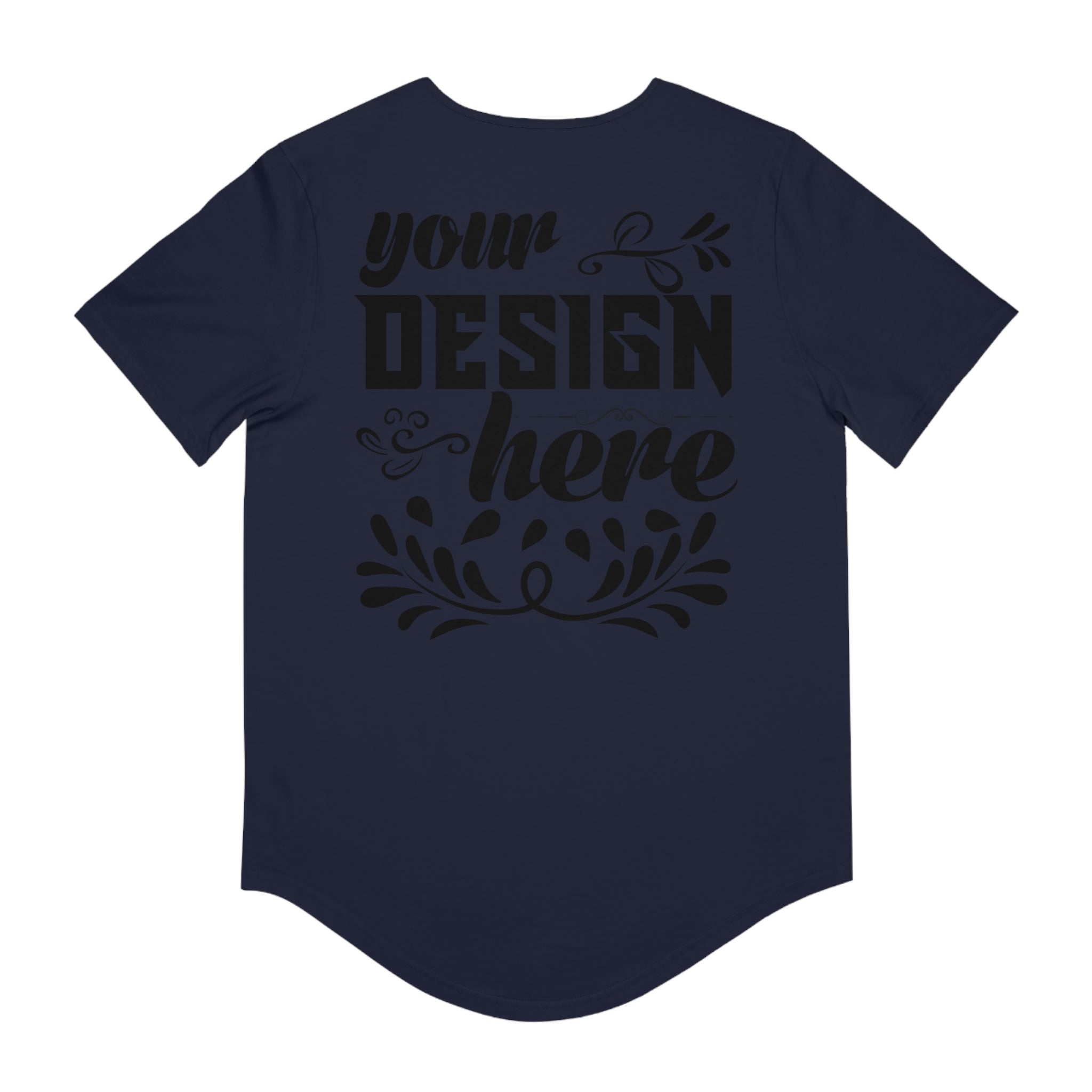 Customizable Bella+Canvas 3003 Mens Jersey Curved Hem Tee