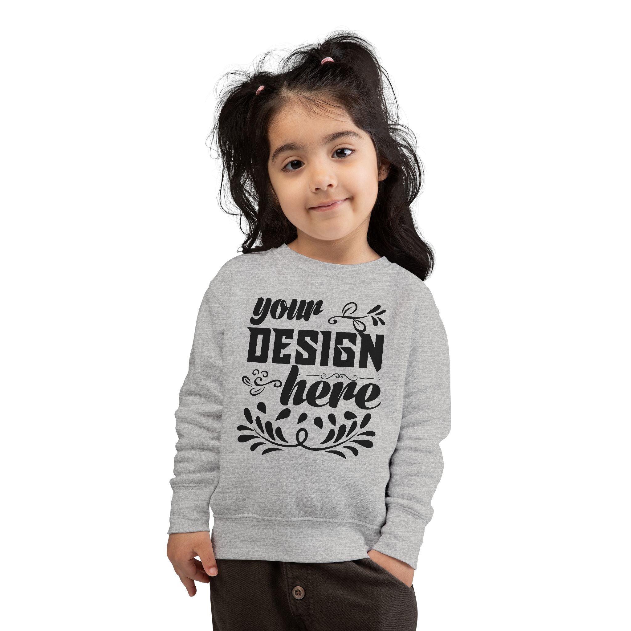 Customizable Rabbit Skins 3317 Toddler Fleece Sweatshirt
