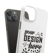 Customizable Snap Phone Case Slim Lightweight Polycarbonate Gloss Or Matte