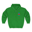Gildan 18600 Unisex Full Zip Hoodie | Super Daddy Embroidery