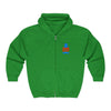 Gildan 18600 Unisex Full Zip Hoodie | Super Daddy Embroidery