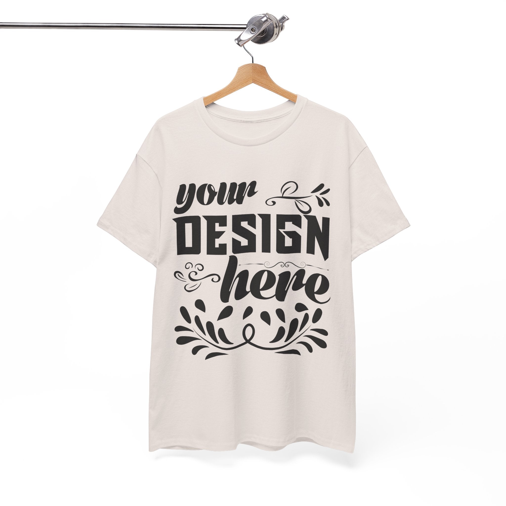 Customizable Gildan 5000 Unisex Heavy Cotton T-Shirt Classic Fit