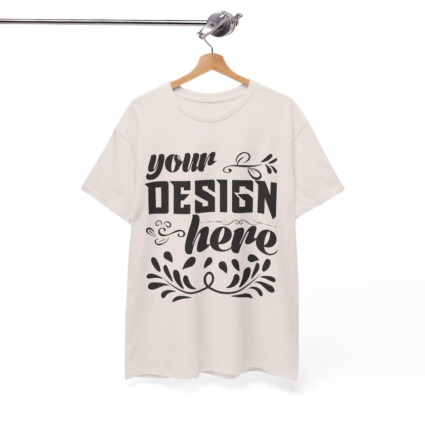 Customizable Gildan 5000 Unisex Heavy Cotton T-Shirt Classic Fit