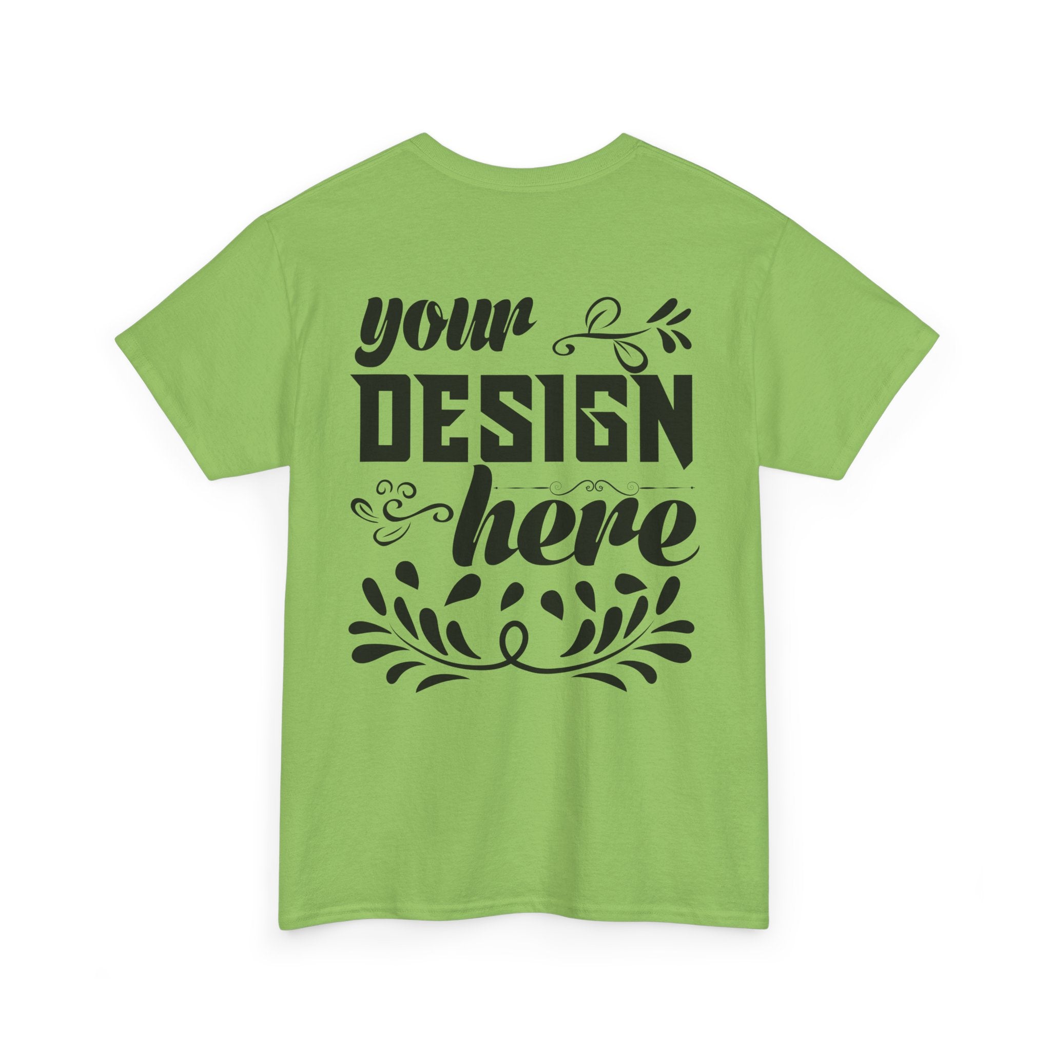 Customizable Gildan 5000 Unisex Heavy Cotton T-Shirt Classic Fit