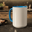 Customizable Glossy Ceramic Accent Mug 11oz and 15oz
