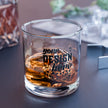 Customizable 10oz Tempered Glass Rocks Glass with Wraparound Print