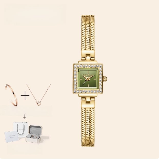 Nameria Square Quartz Bracelet Watch 20mm Dial 30m Waterproof