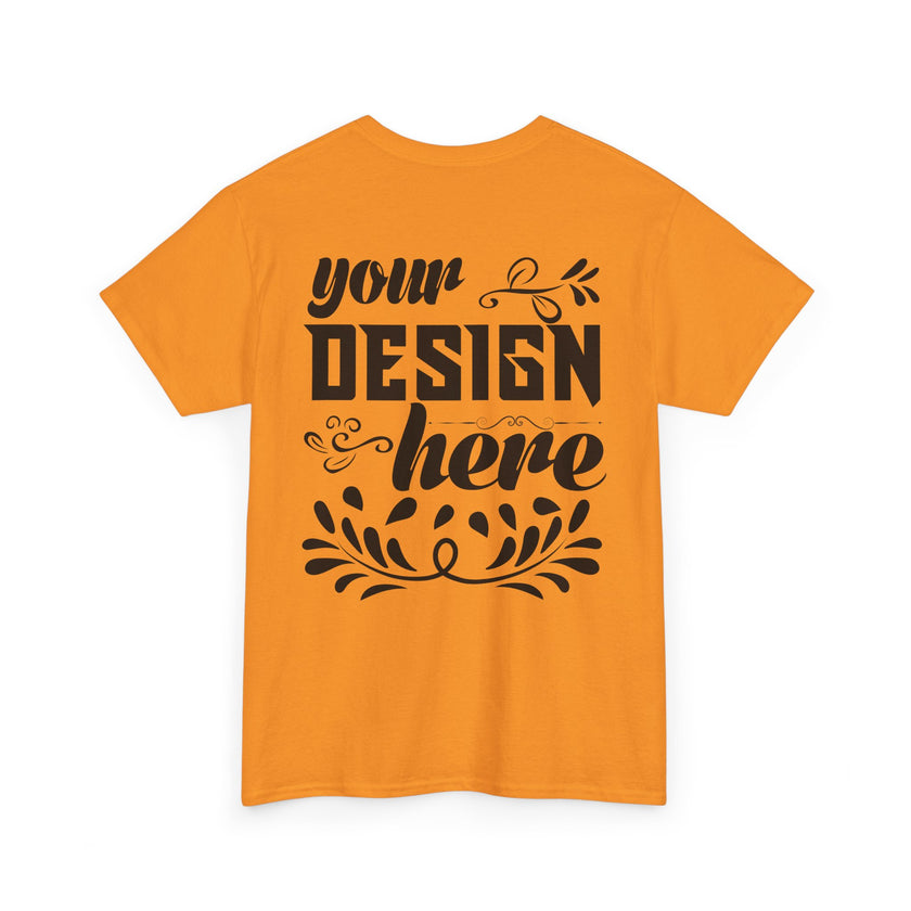 Customizable Gildan 5000 Unisex Heavy Cotton T-Shirt Classic Fit