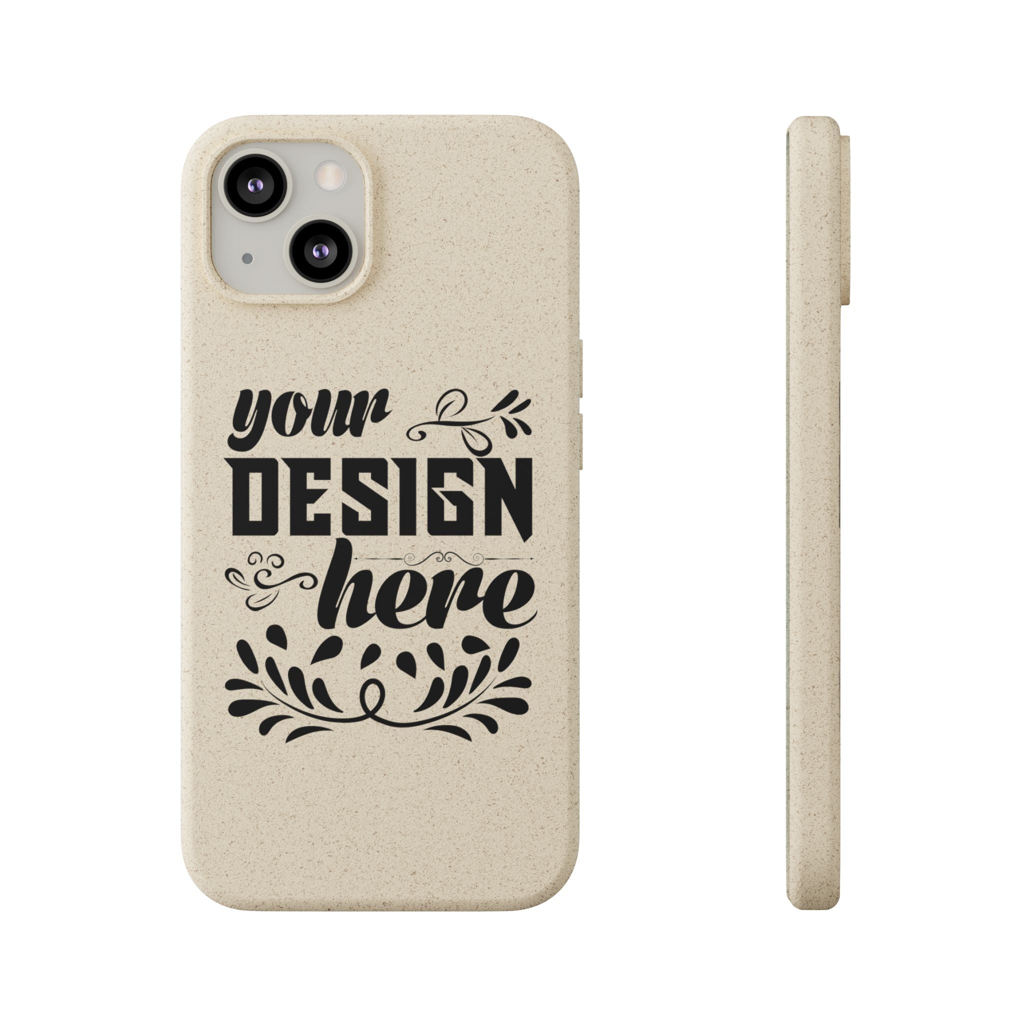 Customizable Biodegradable Phone Case Matte Finish Wireless Charging