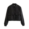 Nameria Stand Collar Pocket Jacket
