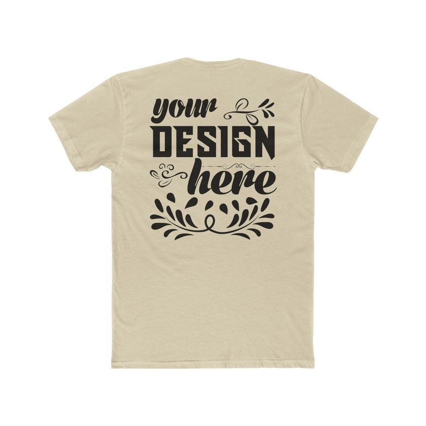 Customizable Next Level 3600 Unisex Cotton Crew Neck Short Sleeve Tee