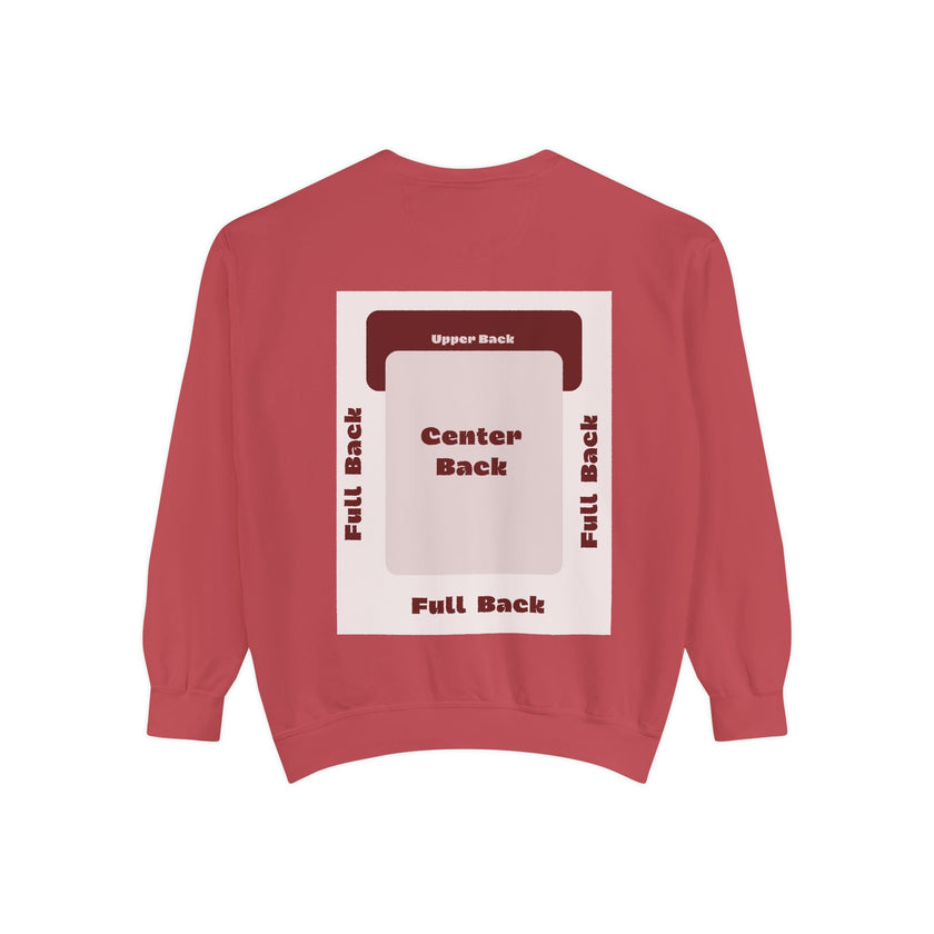 Customizable Comfort Colors 1566 Unisex Garment Dyed Sweatshirt DTG Custom Design