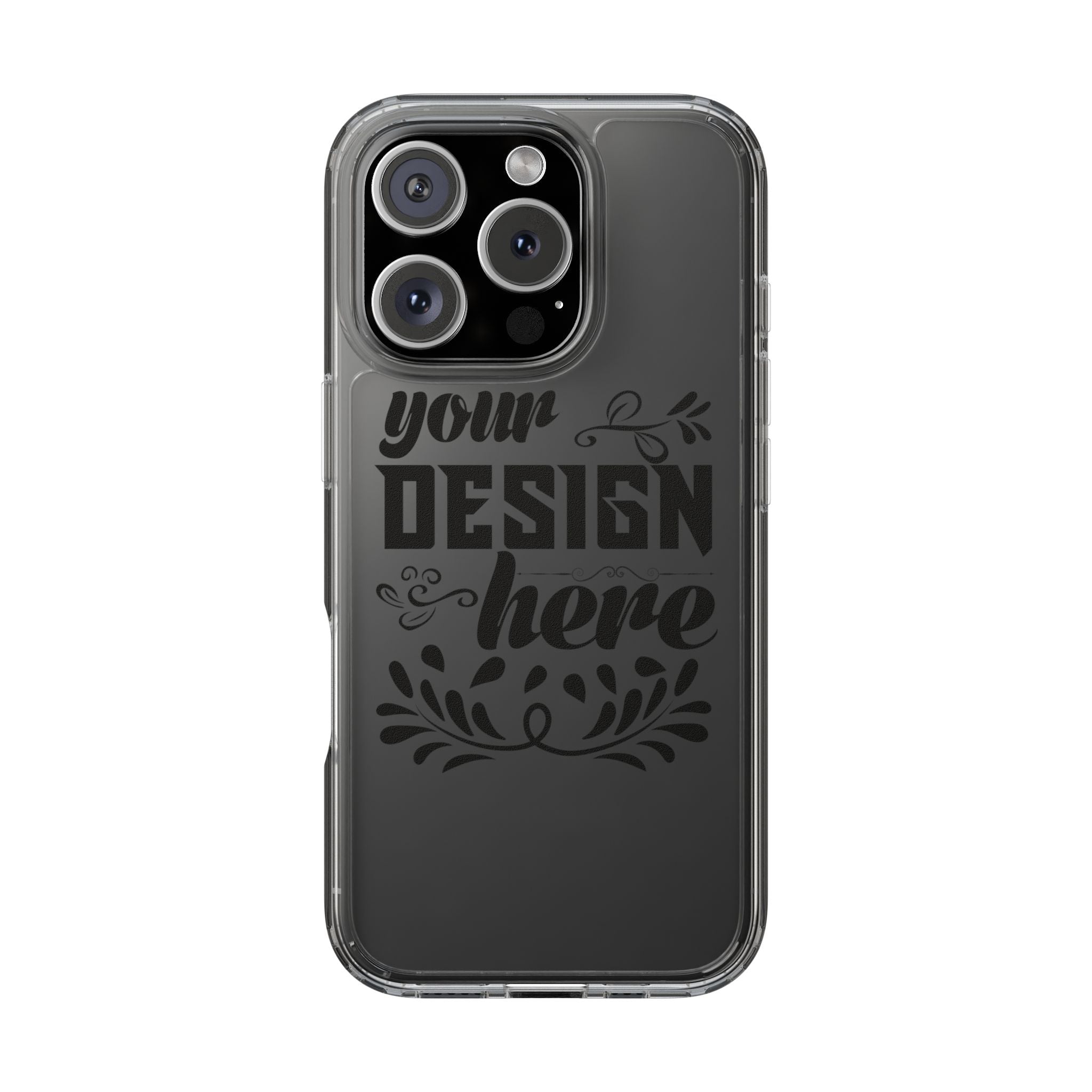 Customizable Clear Phone Case Slim Lightweight Scratch Resistant Protection