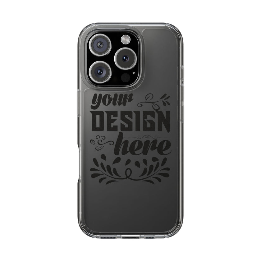 Customizable Clear Phone Case Slim Lightweight Scratch Resistant Protection