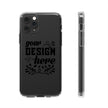 Customizable Clear Impact Resistant Phone Case With TPU Sides Wireless Ready